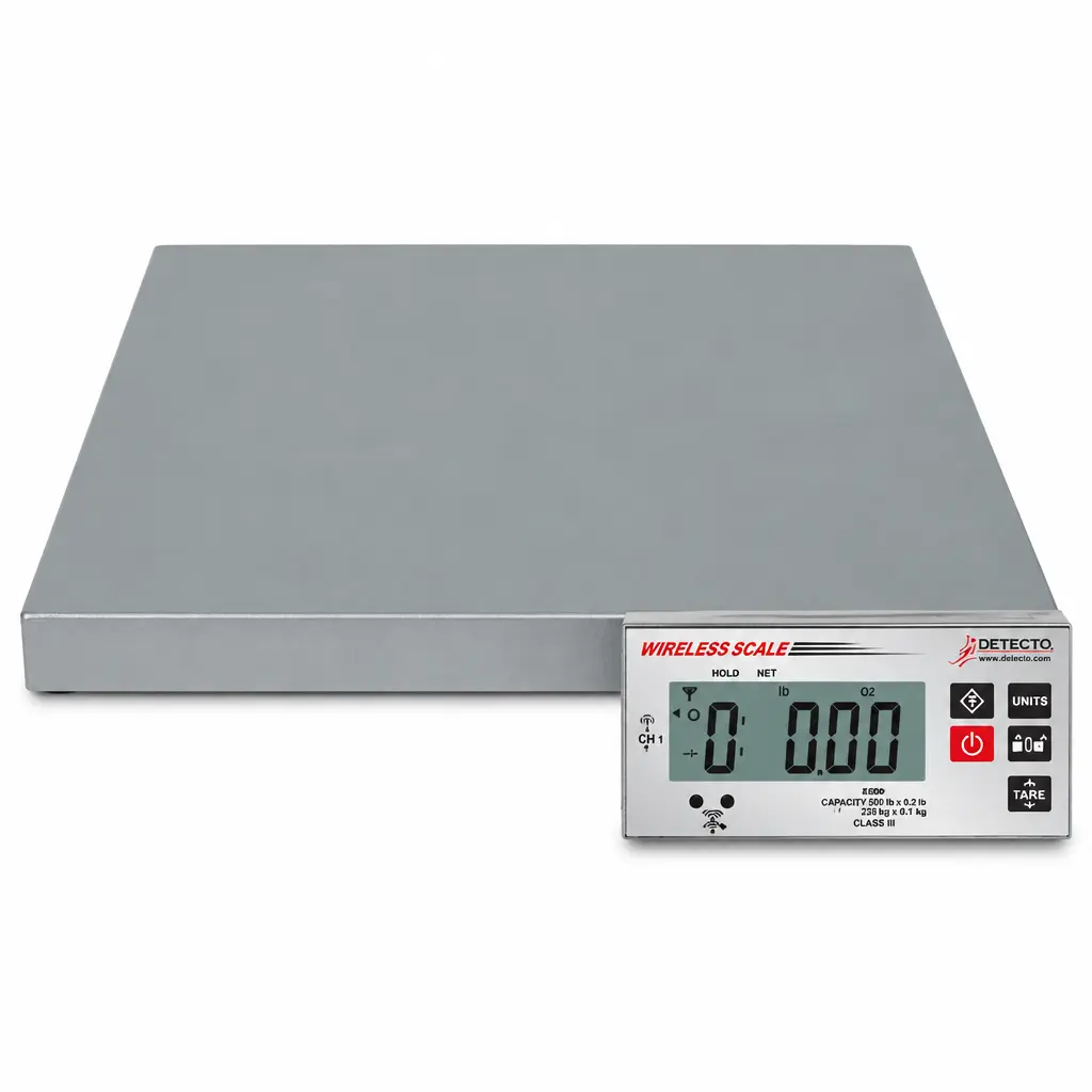 Balanza Digital Inalámbrica En Acero Inoxidable De 30 Kg Detecto Cardinal