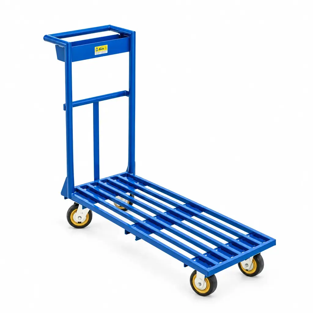 Carro Gandolita Para Carga De Almacen Azul 50X36X18 Cm Zavatti