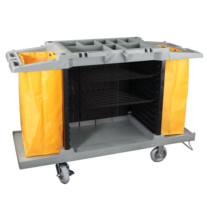 CARRO DE LIMPIEZA DE PLASTICO 150X54X99 CM MEITAL
