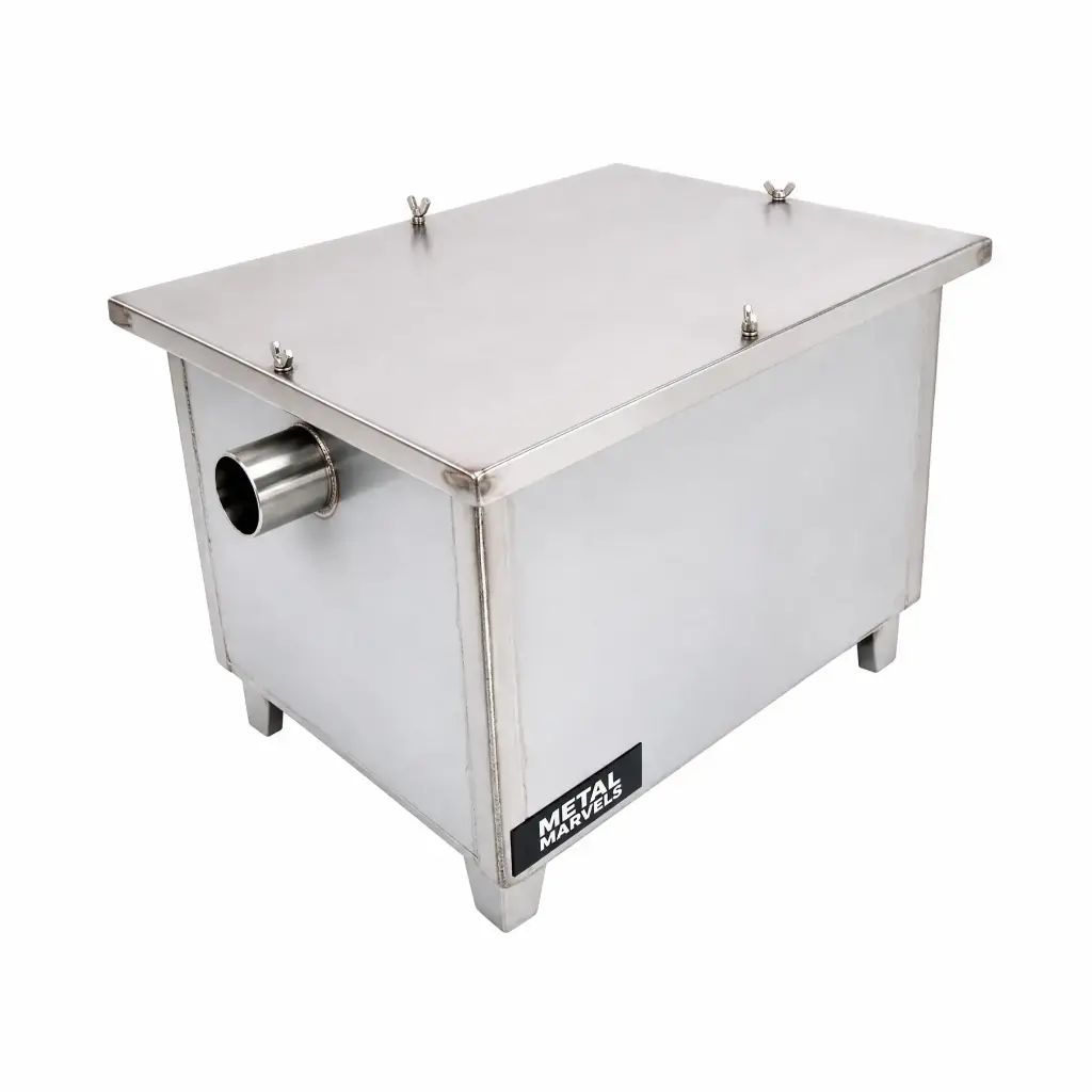 Trampa De Grasa En Acero Inoxidable 50x35x35Cm Bredys