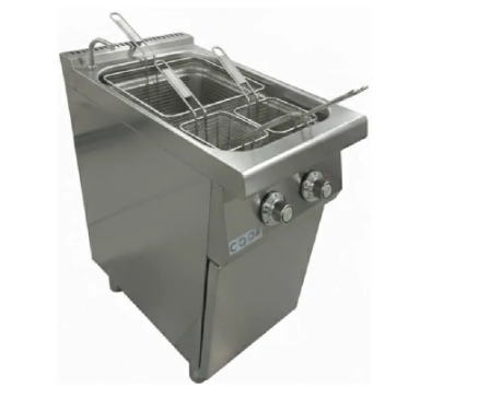 CUOCIPASTA ELECTRICO DE 1 CUBETA DE LUJO EN ACERO INOXIDABLE 220 V SENZANI
