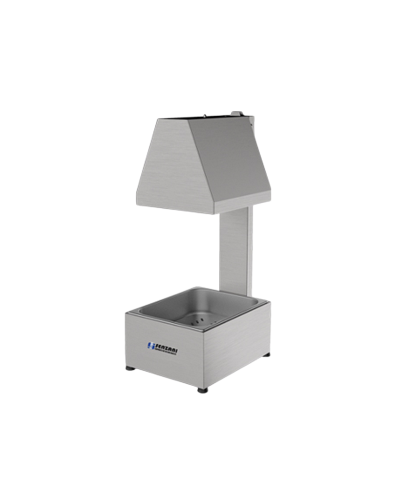 CONSERVADOR DE FRITURAS 1 CESTA DE ACERO INOXIDABLE 8LTS 33X70,5X37 CM SENZANI