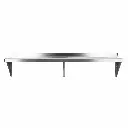 Repisa Con Soporte Acero Inoxidable 160x30x30Cm Bredys