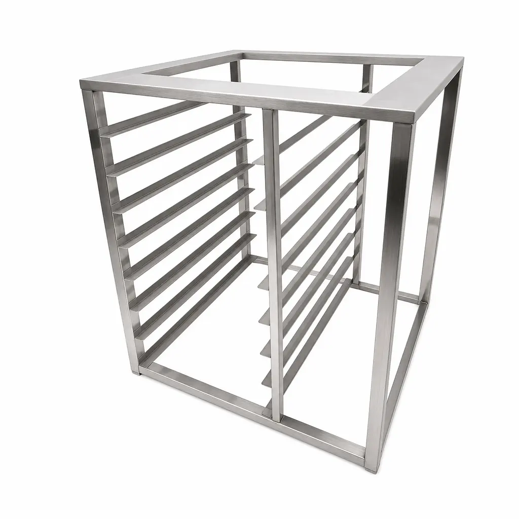 Base Para Horno Rossela De Acero Con Bandejero 80X70X90 Cm Senzani