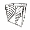 Base Para Horno Rossela De Acero Con Bandejero 80X70X90 Cm Senzani