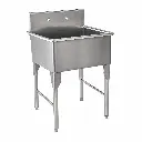 Fregadero 1 Ponchera Acero Inoxidable 70x70x110Cm Bredys 