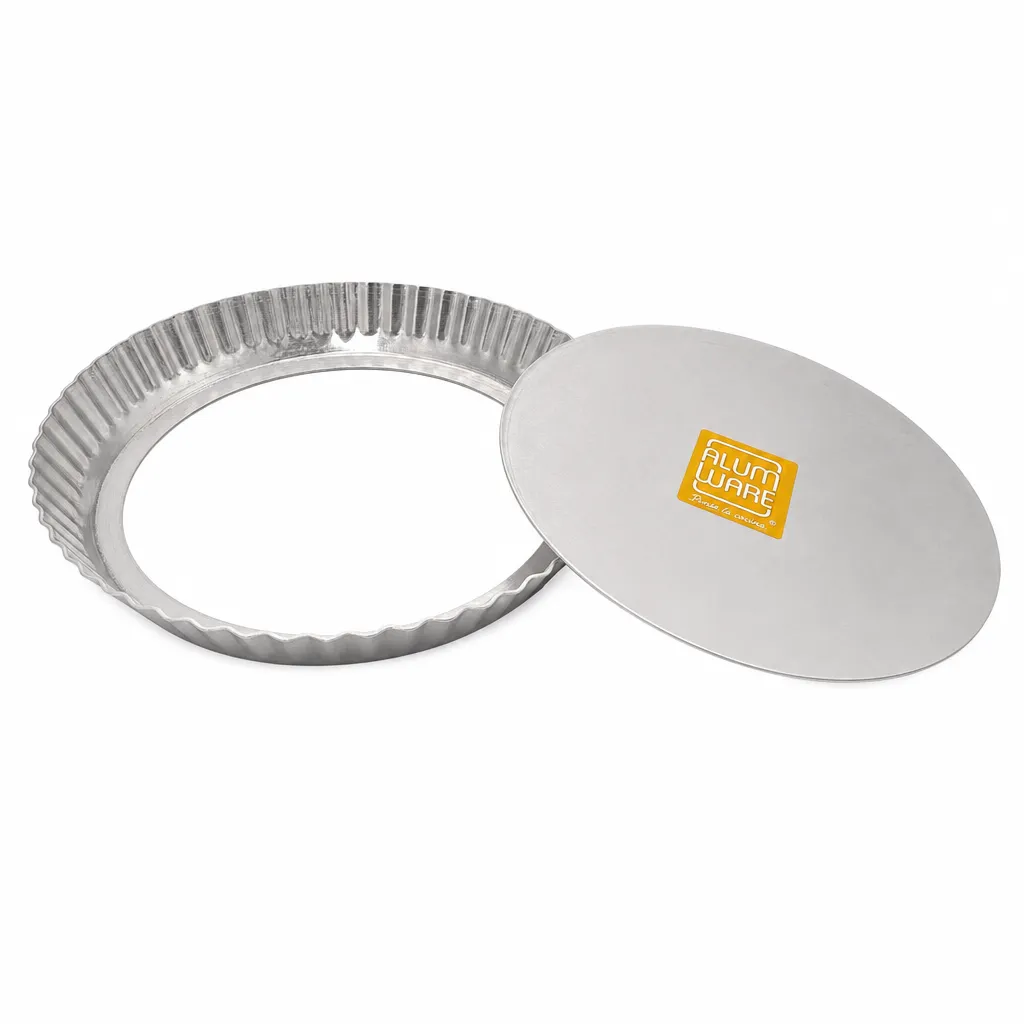 Molde Para Tartaleta Desmontable De Aluminio 20X3Cm Alumware