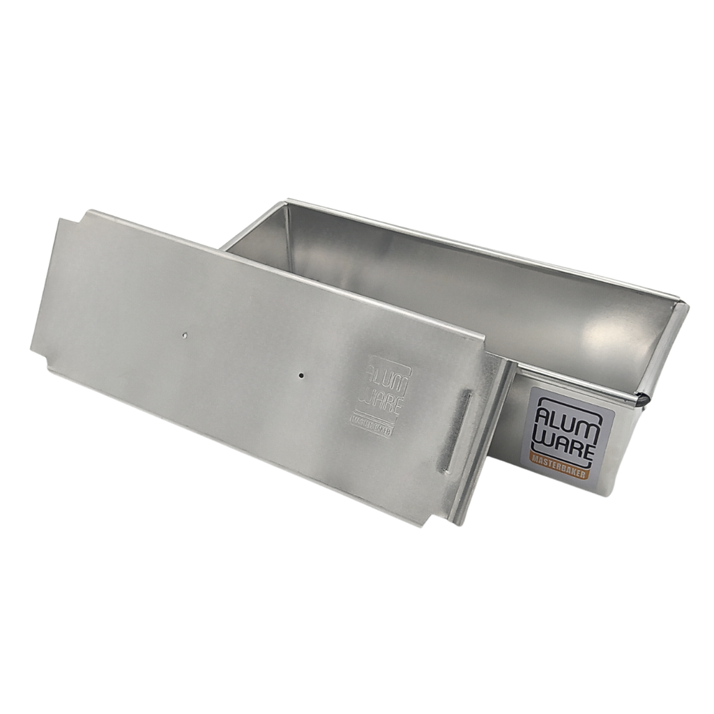 MOLDE PARA PAN DE ALUMINIO CON TAPA N°3 30x104x95CM ALUMWARE