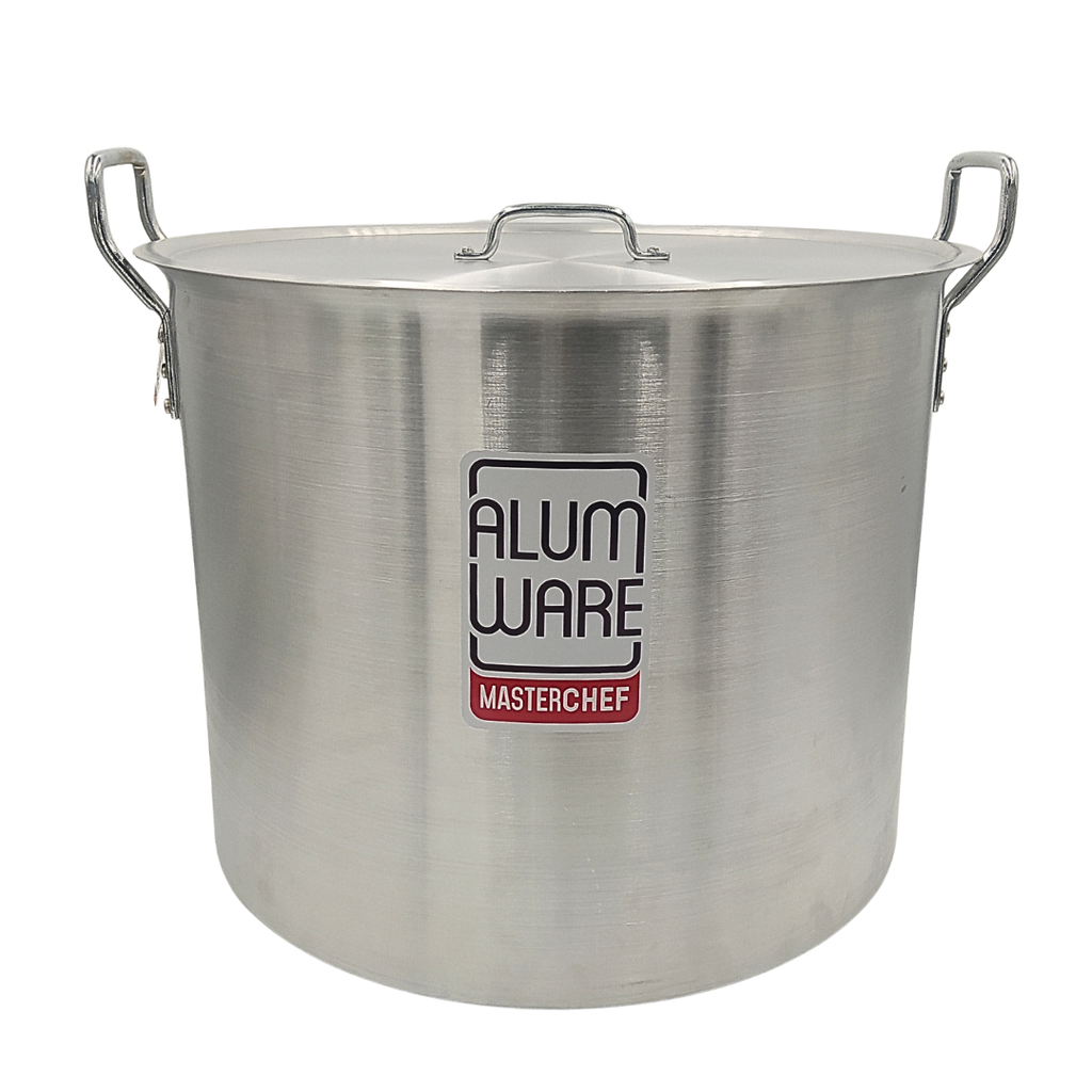 OLLA ALTA CON TAPA DE ALUMINIO EXTRA FUERTE 105L ALUMWARE