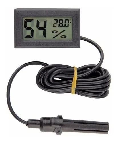 TERMOMETRO HIGROMETRO DIGITAL CON SONDA