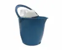 BALDE CON PICO Y ESCURRIDOR DE PLASTICO 12 L ALFA HOGAR