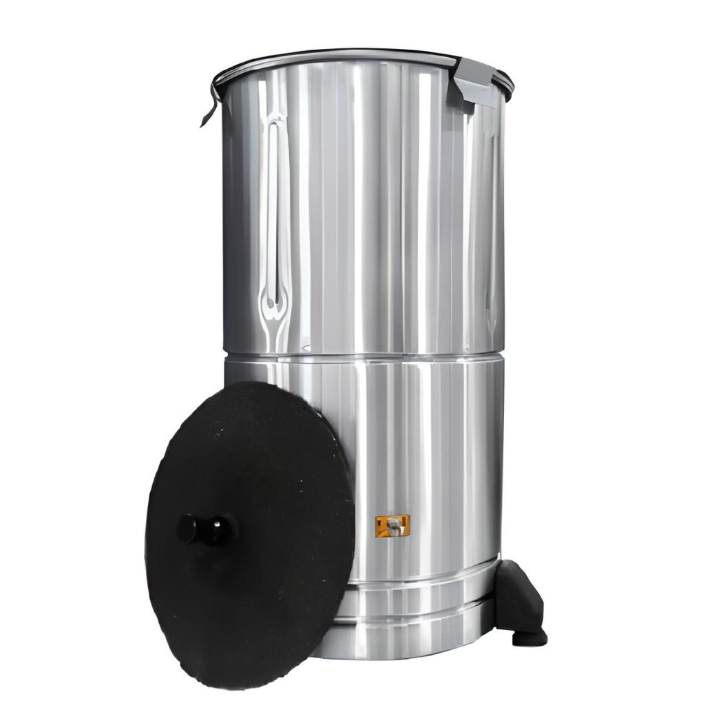 PELADOR DE AJO INDUSTRIAL DE ACERO INOXIDABLE 6KG 60X48X40CM SENZANI