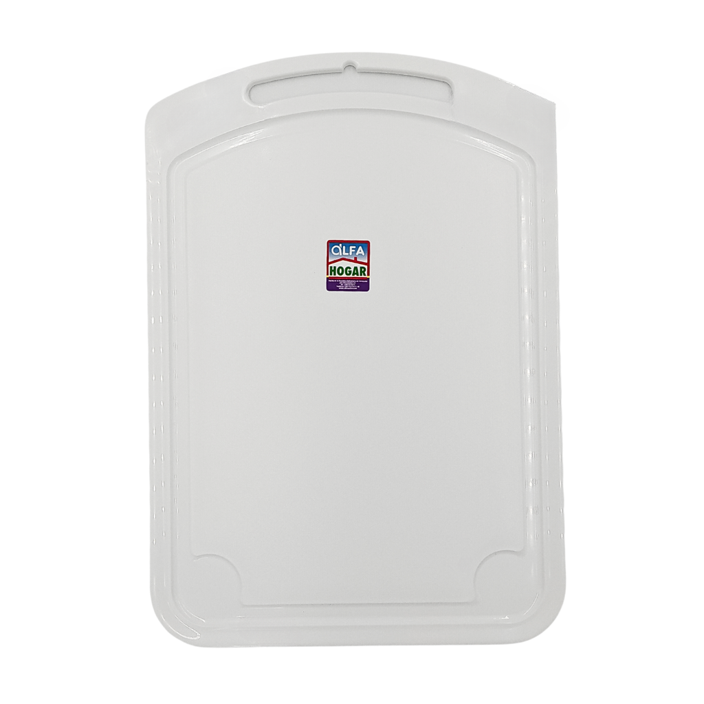 TABLA BLANCA PREMIUM PARA PICAR DE POLIPROPILENO 34X23CM ALFAHOGAR