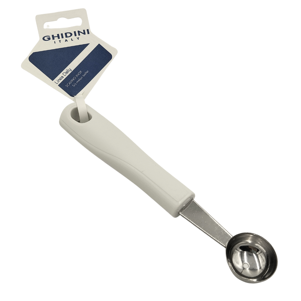 CUCHARA VACIADORA DE BOLITAS EN ACERO INOXIDABLE 17,5 CM GHIDINI