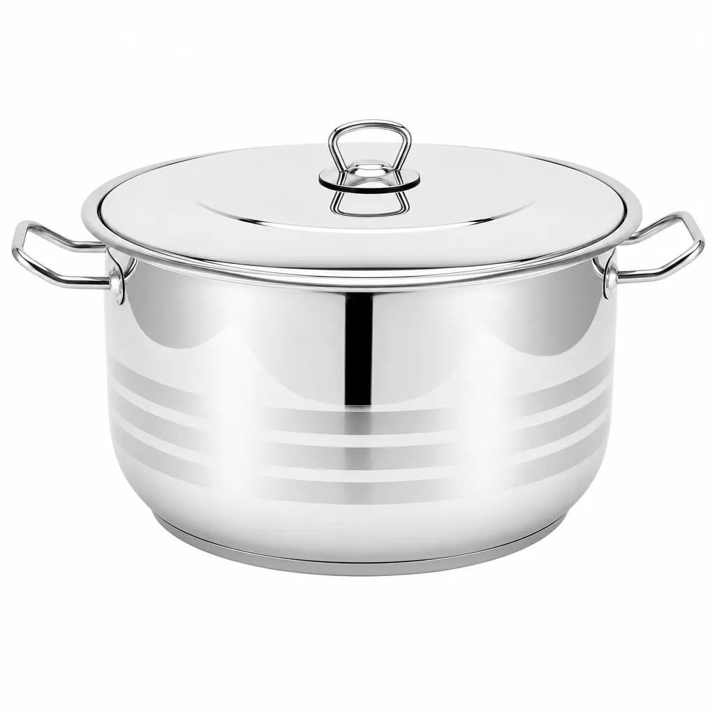 Olla Con Tapa Acero Inoxidable 43.5L 45X30Cm Arian 