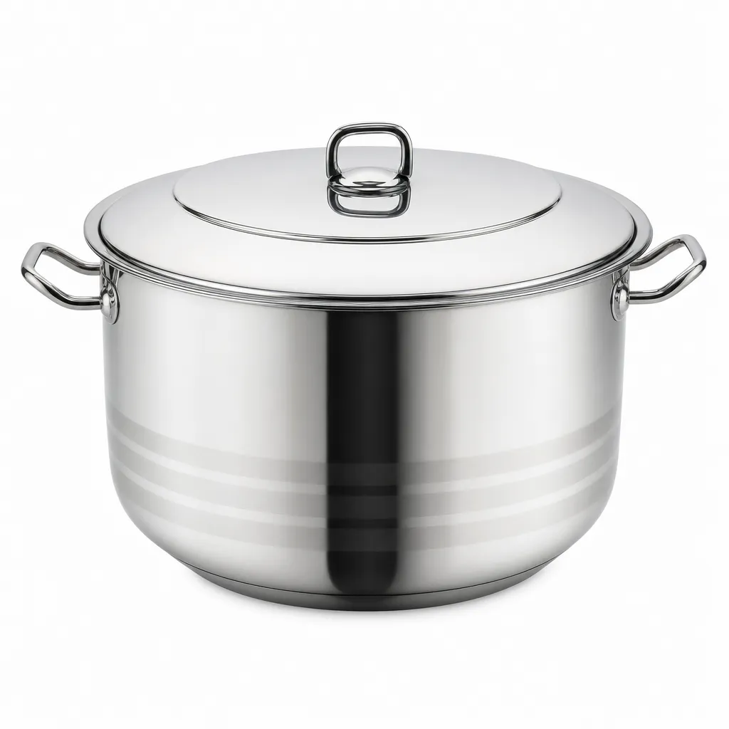 Olla Con Tapa Acero Inoxidable 38X25Cm 26,5L Hascevher