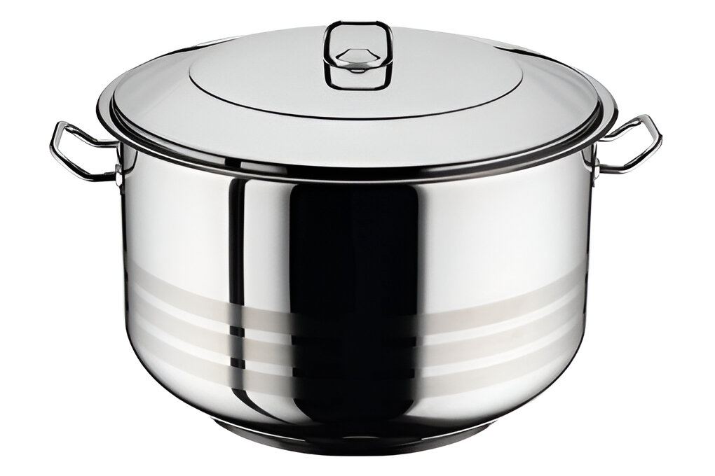 OLLA CON TAPA ACERO INOXIDABLE 45X30CM HASCEVHER