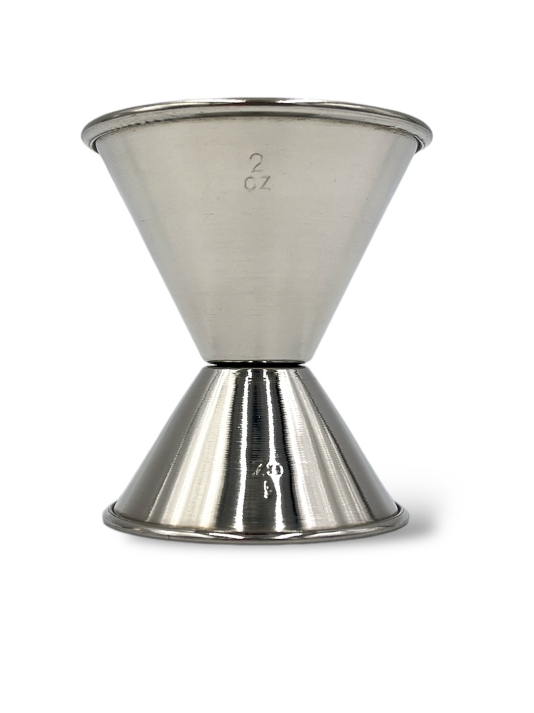 JIGGER DE ACERO INOXIDABLE 60ML 2OZ 