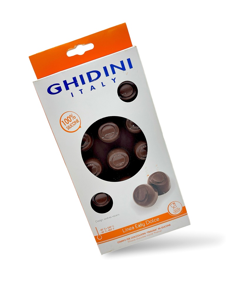 Molde Pralina De Silicona Para Bombones De Chocolate 21.5X10.5Cm Ghidini