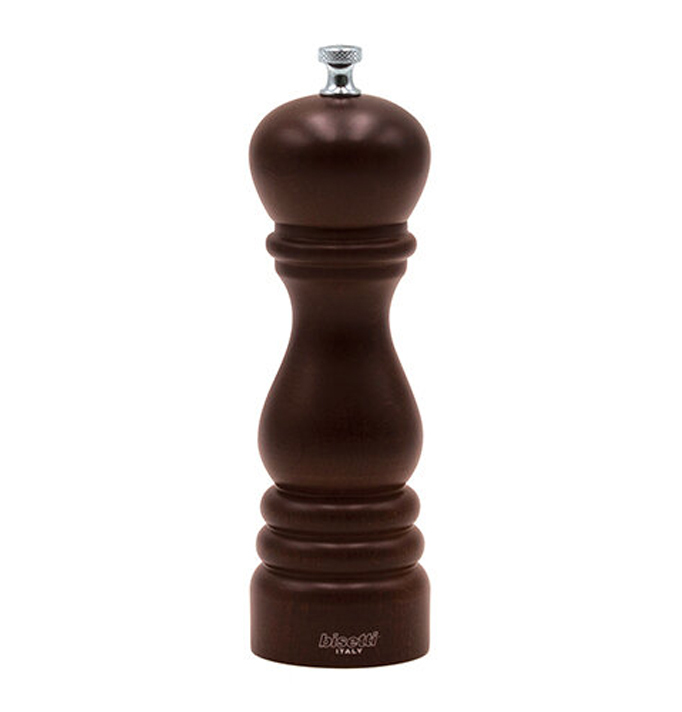 MOLINILLO DE PIMIENTA DE MADERA CLÁSICO 22.5CM BISETTI