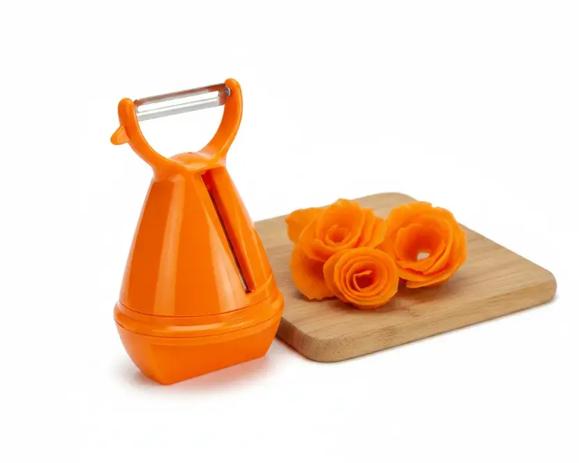 Pelador Y Decorador Spiralizer De Acero Inoxidable 7.5X5X4Cm Ghidini