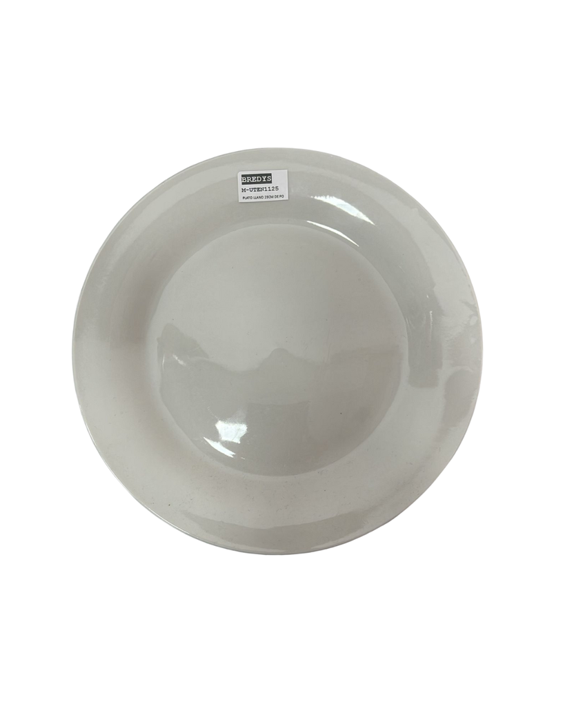 PLATO LLANO DE PORCELANA 23 CM 