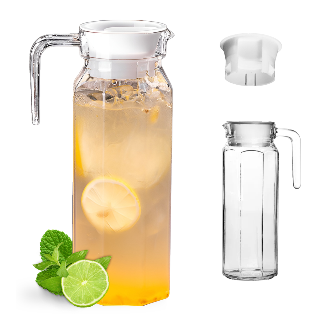Jarra De Vidrio Jug 1L 34Oz Bodegón