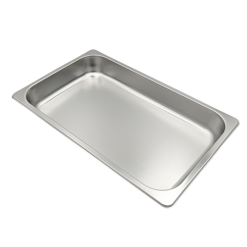 Bandeja Gastronómica De 1/2 En Acero Inoxidable De 32.4X26.4X6.4 Cm Meital