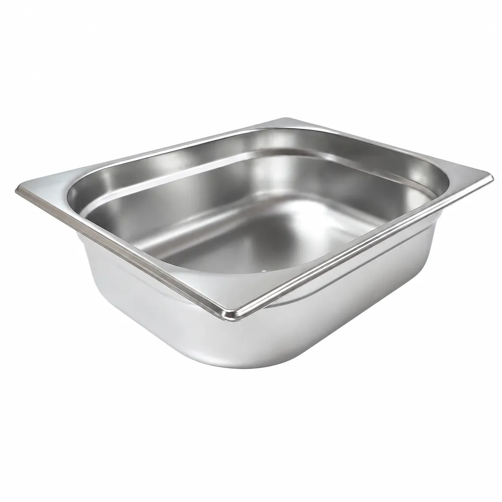 Bandeja Gastronómica De 1/4 En Acero Inoxidable De 26,5X16,2X10 Cm Meital