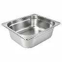 Bandeja Gastronómica De 1/4 En Acero Inoxidable De 26,5X16,2X10 Cm Meital