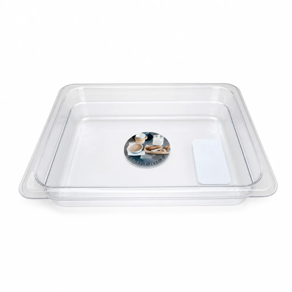 Bandeja Gastronómica De 1/2 En Policarbonato De 32,5X25,6X10 Cm Meital