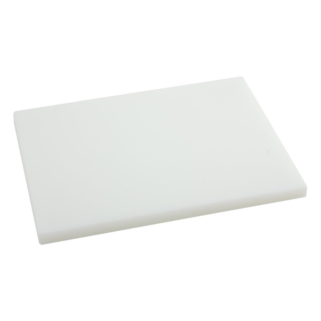 TABLA BLANCA DE CARNICERIA DE POLIETILENO 50X50X2CM UNIKERT