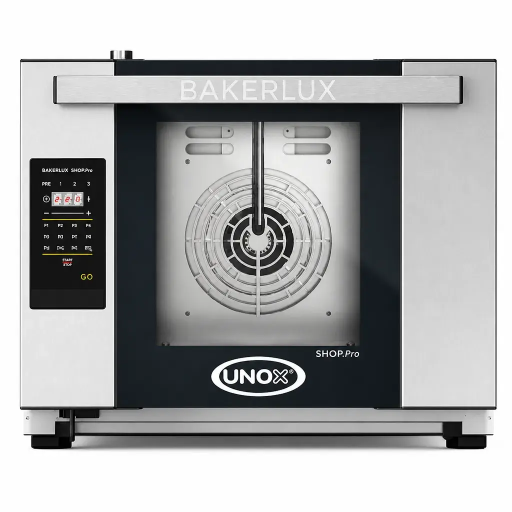 Horno Rossela Go De Convección Eléctrico Acero Inoxidable 80×81.3×52Cm 4 Bandejas Unox 