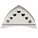 Servilletero Triangular De Acero Inoxidable 10x18Cm Bhalaria