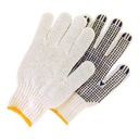 GUANTES BLANCOS TEJIDOS CON PUNTOS PVC UNIKERT