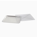 KIT DE BANDEJA PARA HORNEAR Y REJILLA DE ENFRIAMIENTO DE ALUMINIO 45X33CM LEM 