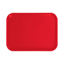 BANDEJA PLASTICA DE FIBRA ROJA RECTANGULAR 44X34 CM ALFAHOGAR