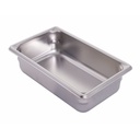 BANDEJA GASTRONOMICA DE 1/2 EN ACERO INOXIDABLE DE 32X26X10 CM CONTIHOME