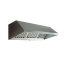 CAMPANA TIPO CACHUCHA CON FILTRO DE ACERO INOXIDABLE 122X50X100  STEEL SOLUTION
