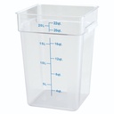 CONTENEDOR ALMACENAMIENTO DE PALSTICO 22 qt WINCO