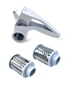 RALLADOR CON 3 RODILLOS INTERCAMBIABLES PLASTICO GHIDINI