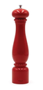 MOLINO DE PIMIENTA DE MADERA ROJO CON ENGRANAJE DE CERAMICA 32CM BISETTI
