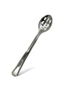 CUCHARA LISA ENTERIZA CON HUECOS DE ACERO INOXIDABLE 38,1 CM DI VITTO