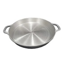 CALDERO TIPO PAELLERA DE ALUMINIO FUNDIDO 28 CM CALDERA