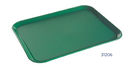 BANDEJA PLASTICA DE FIBRA VERDE RECTANGULAR 44X34 CM ALFAHOGAR