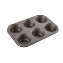 BANDEJA PARA PONQUE 6UND CON ANTIADHERENTE DE ACERO AL CARBONO 32x21.5x3CM ALFAHOGAR