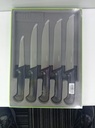 SET CUCHILLO MULTIUSO DE ACERO INOXIDABLE DE 5 PZAS CUTLERY