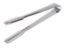 PINZA PARA  HIELO DE ACERO INOXIDABLE 18CM