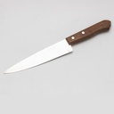 CUCHILLO DE ACERO INOXIDABLE CON MANGO DE MADERA GIESSER
