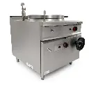 Sartén Basculante A Gas De Acero Inoxidable De 80L 80×90×92 Cm. Kamen